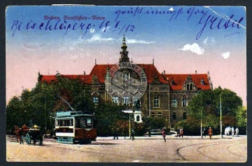 Brünn Deutsches Haus Straßenbahn 