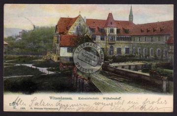 Witzenhausen Kolonialschule Wilhelmshof 1905 