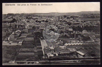 Charieville 1915 Vue prise du Piateau de Betha 