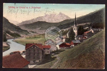 Sölden Ötztal Nöderkogel 1904 