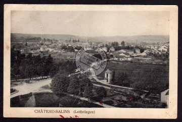 Chateau Salins Lothringen 1915 