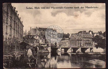 Sedan 1916 Blick von der Macdonald Kaserne 