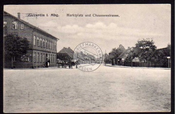 Zarrantin i. Mbg. 1913 Zarrentin  Marktplatz 