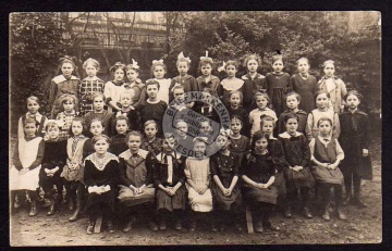 42 Kinder Kinderheim Schule ??? ca. 1920 