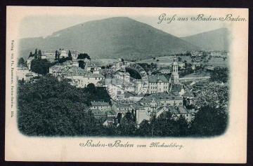 Baden Baden Michaelsberg 1900 