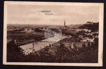 Landshut Panorama 1926 