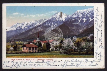 Hlg. Kreuz b. Hall i.T. Pension Gasser 1924 