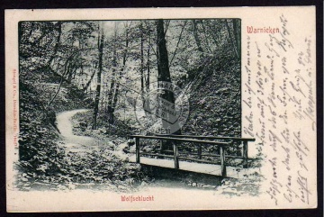 Warnicken Wolfschlucht 1909 