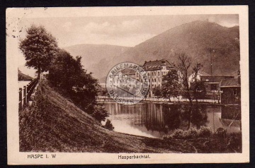 Haspe i.W. Hasperbachtal 1921 