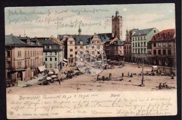 Darmstadt Markt 1902 