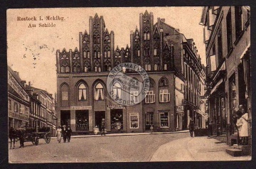 Rostock Am Schilde Weinhandlung Fahrräder 1920 