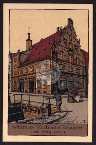 Wismar Koch´sche Brauerei Altdeutsches Restaur 