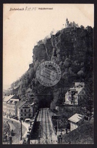 Bodenbach 1908 Schäferwand Eisenbahn Tunnel 