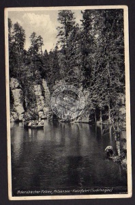 Adersbacher Felsen Felsensee Kahnfahrt Sudeten 