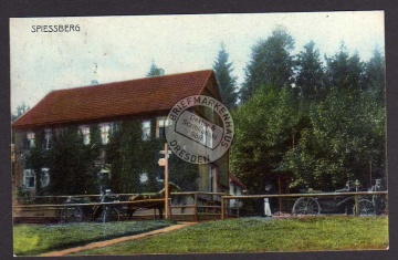 Friedrichroda Spiessberg 1907 Kutsche Droschke 