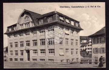 Herisau Geschäftshaus J. G. Nef & Cie. 1916 