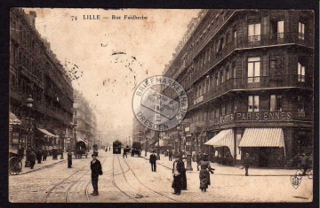 Lille Rue Faidherbe 1904 