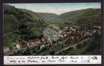 Calw von Süden 1907 