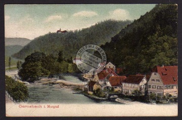 Gernsbach im Murgtal  1909 