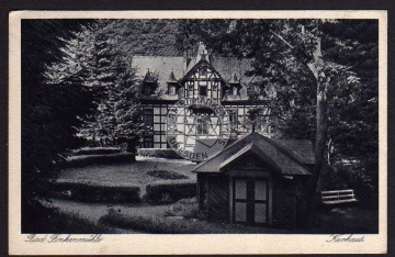 Bad Finkenmühle Kurhaus 1931 Post Mellenbach 