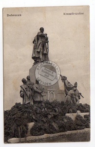 Debrecen Kossuth-szobor 1917 