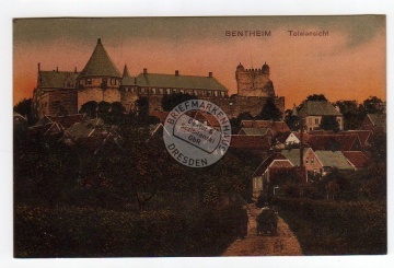 Bentheim Totalansicht 1913 