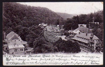 Harz Selketal Alexisbad 1903 Verlag Lederbogen 