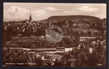 Annaberg i. Erzgebirge 1929 Pöhlberg Bahnhof 