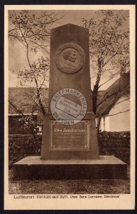 Keitum auf Sylt Uwe Jens Lornsen Denkmal 