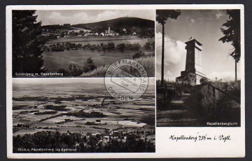 Kapellenberg 1940 Kapellenturm Schönberg 