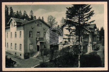 Bad Reiboldsgrün 1927 Waldhaus mit Beamtenhaus 