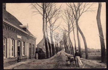 Moorslede Statiestraat 1916 Roeselare Hund 