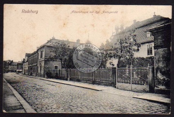 Radeburg Albertstrasse Kgl. Amtsgericht 1918 