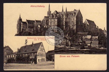 Meißen Restaurant Germania Brauerei P. Schack 