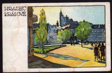 Hradec Kralove 1921 B. Lizner namesti Svobody 