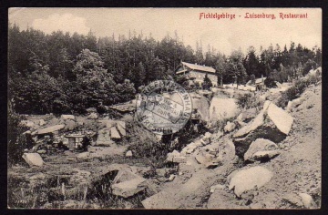 Fichtelgebirge Luisenburg Restaurant 1915 