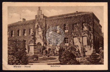 Werder Havel schule Schulhaus 1932 