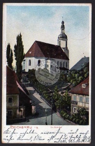Reichenau i.S. Ev. Kirche 1914 