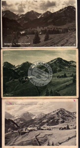 3 AK Rehbach bei Schattwald Tirol 1920 