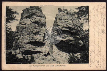 Rauchröhren auf dem Kaitersberg 1907 