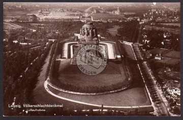 Leipzig Völkerschlachtdenkmal Luftaufnahme 