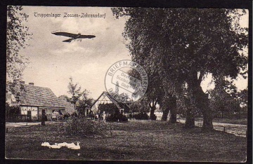 Zossen Zehrensdorf Truppenlager Flugzeug Taube 