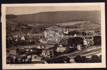 Bad Gandersheim Harz Bahnhof 1928 