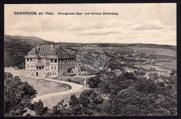 Gernrode Harz Gasthaus Kurhaus Stubenberg 1914 
