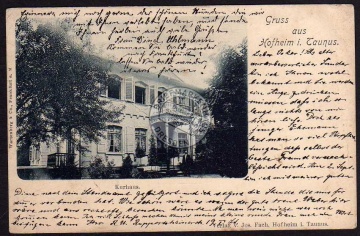 Hofheim Taunus Kurhaus 1906 