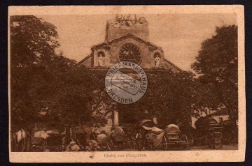Kirche von Mangienes 1917 Feldpost 