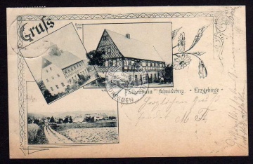 Falkenstein Schmiedeberg Erzgebirge Schulhaus 