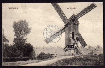 Wervik  Wervicq Mühle Mole Windmühle 1915 
