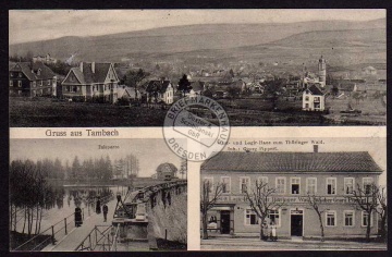 Tambach Talsperre Gasthaus Logirhaus 1912 