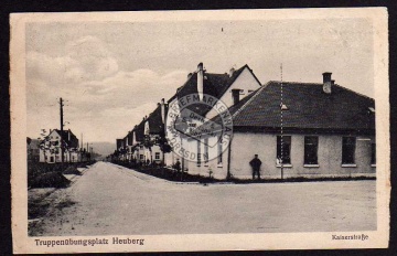 Truppenübungsplatz Heuberg Kaiserstraße 1917 